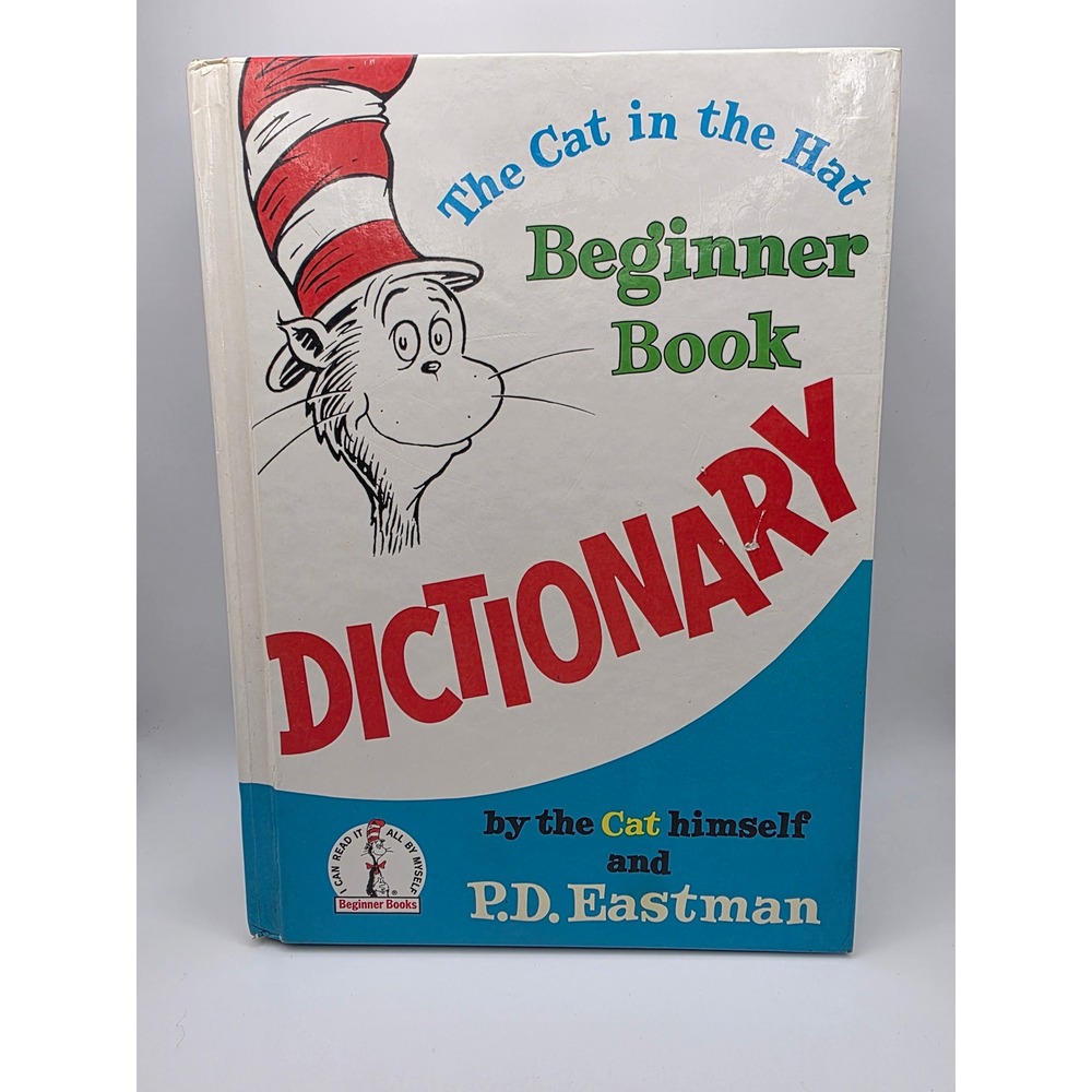 Dr Seuss The Cat in the Hat Beginner Book Dictionary P.D. Eastman 1964 Hardcover